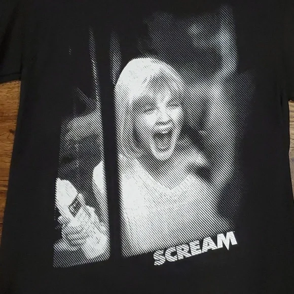 Adult unisex Miramax Scream printed black tshirt size S - Picture 2 of 4